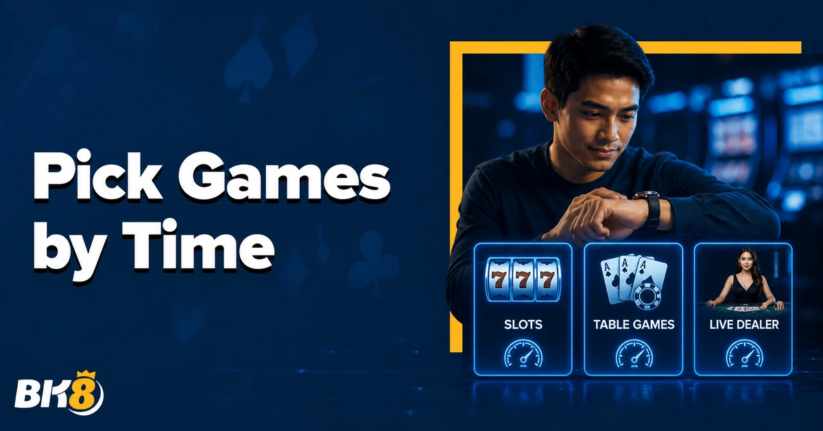 BK8 Philippines Casino Games: How to Pick Games by Playing Time featured image