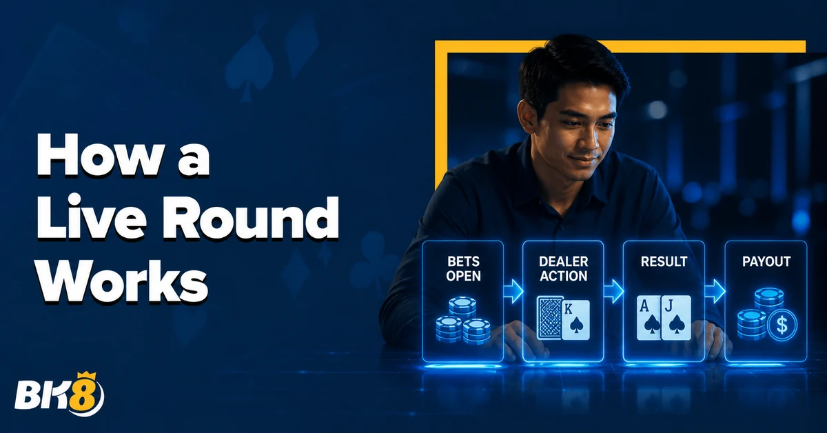 BK8 Live Casino Philippines: What Happens During a Live Casino Round? featured image